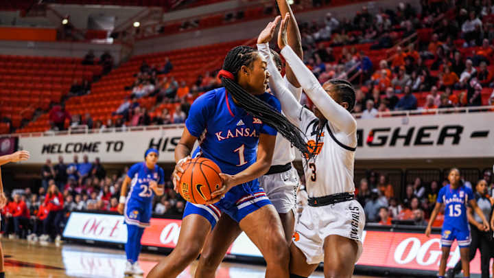 Kansas' Taiyanna Jackson wins Big 12 Co-Player of the Week