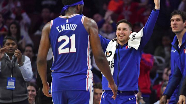 TJ McConnell Glad to See Another 'Remarkable' Run for Joel Embiid TJ McConnell Glad to See Another 'Remarkable' Run for Joel Embiid