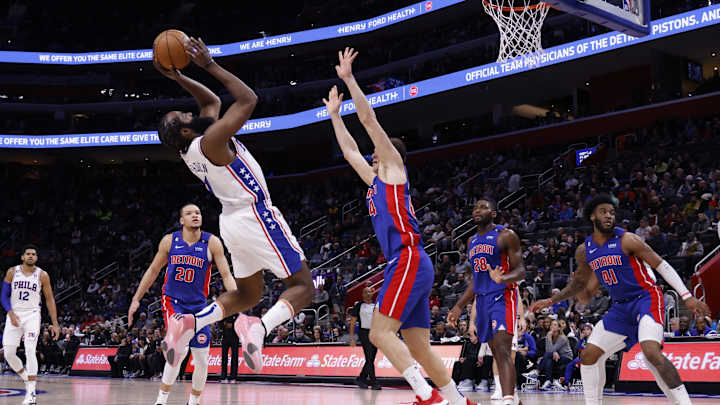 76ers Bounce Back With Dominant Win vs. Pistons on Sunday