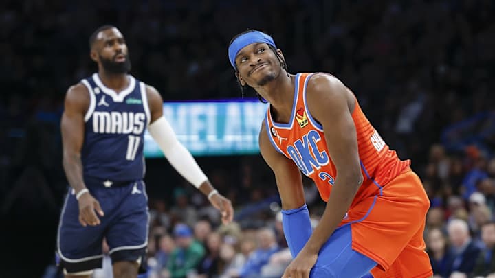 Shai Gilgeous-Alexander's Thunder Take Care of Luka Doncic-Less Mavs Shai Gilgeous-Alexander's Thunder Take Care of Luka Doncic-Less Mavs