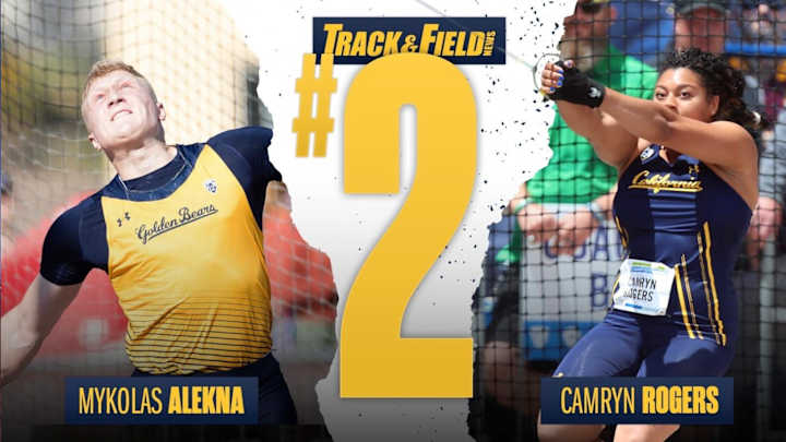 Cal Track & Field: Camryn Rogers and Mykolas Alekna Each Earn No. 2 World Rankings Cal Track & Field: Camryn Rogers and Mykolas Alekna Each Earn No. 2 World Rankings