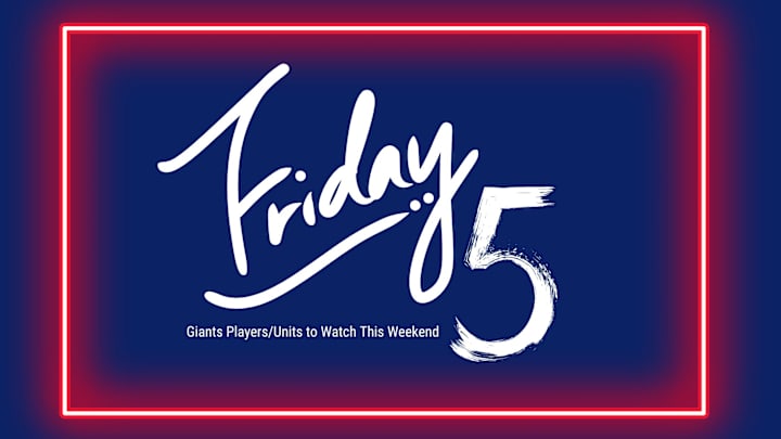 Five Giants to Watch in Wild Card Round