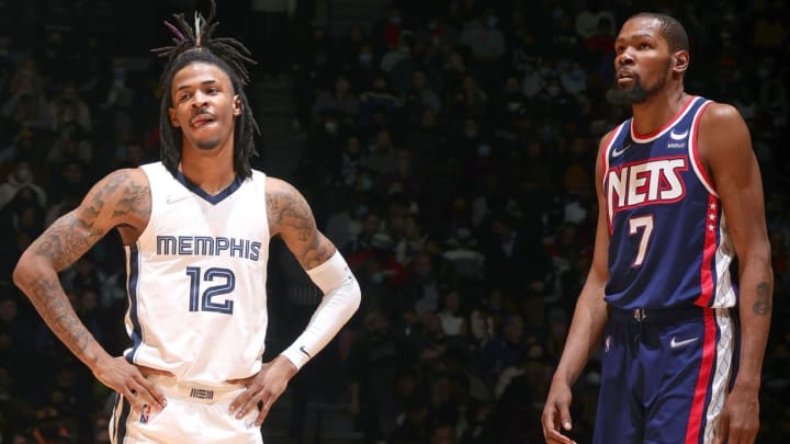 Kevin Durant Reacts to Ja Morant's Insane Dunk vs. Pacers