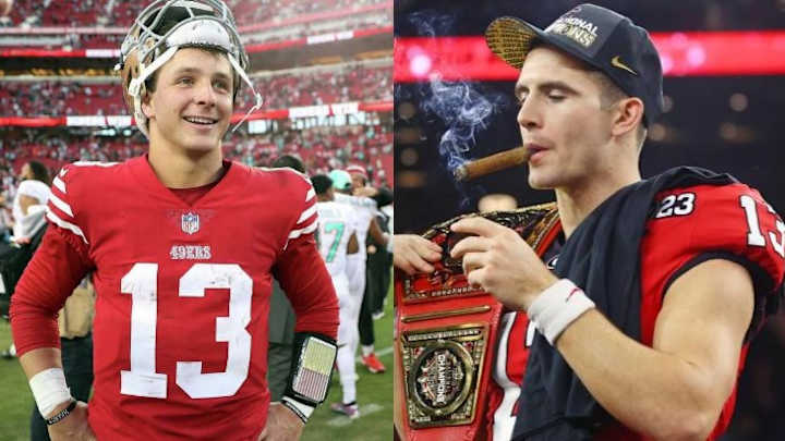 Georgia QB Stetson Bennett vs. 49ers Brock Purdy? Falcons Share NFL Draft Thoughts