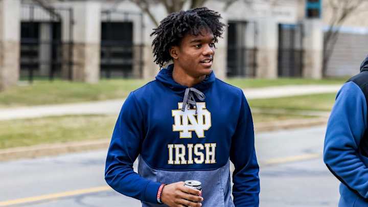 Notre Dame Commit Cam Williams Continues Building Strong Relationships During Junior Day