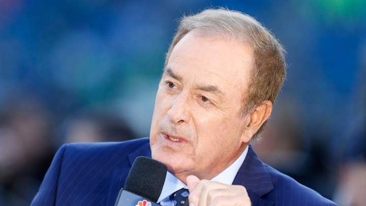 Al Michaels Explains His Low-Key Call During Jaguars' Game-Winning Field Goal vs. Chargers Al Michaels Explains His Low-Key Call During Jaguars' Game-Winning Field Goal vs. Chargers
