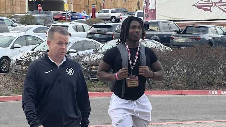 Top-100 LB Edwin Spillman meets coaching staff in first trip to Florida State