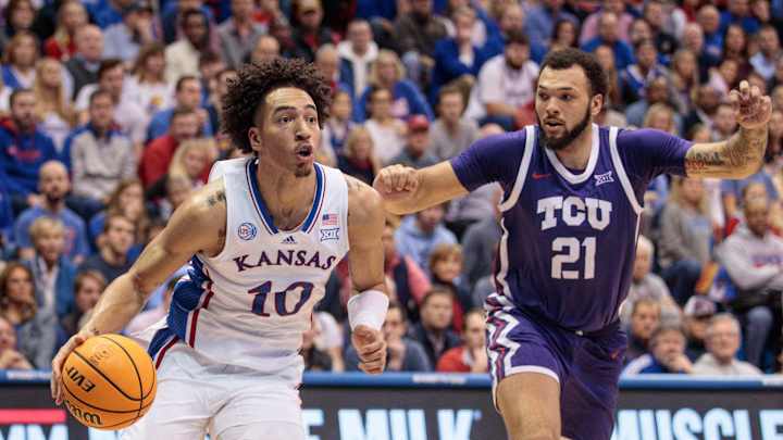 Ice-cold shooting dooms Jayhawks in 83-60 loss to Horned Frogs