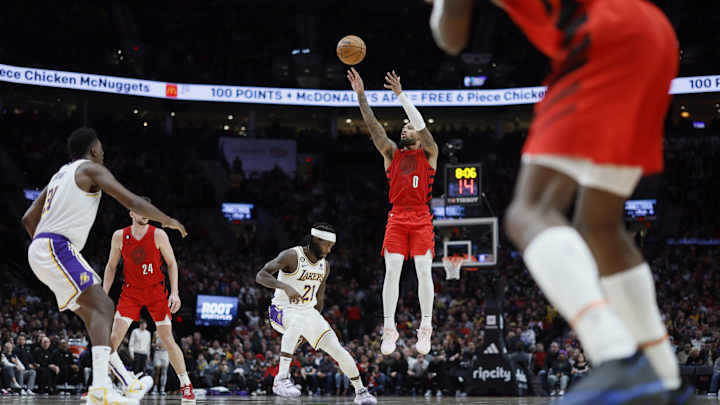 Patrick Beverley And Damian Lillard Nearly Come To Blows After Altercation At Free Throw Line