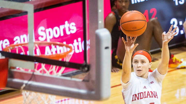 Sara Scalia's Shooting Slump Snapped After Standout Performance Versus Michigan on the Road