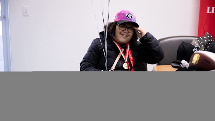 Raiders Gift Special Olympian with Super Bowl Tickets
