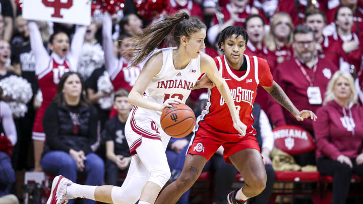 Indiana Women's Basketball Shuts Down No. 2 Ohio State in Front of Record Breaking Home Crowd