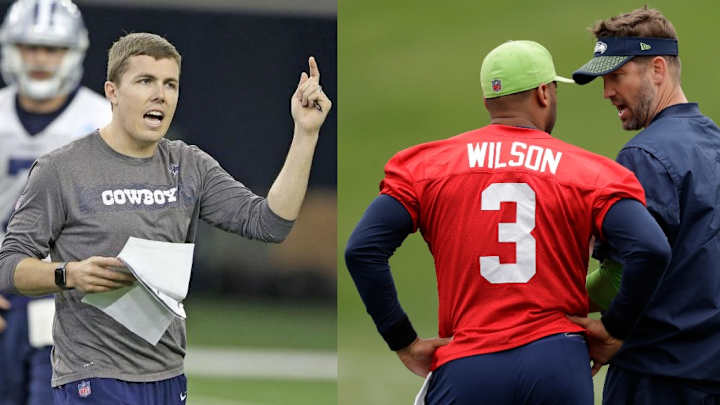 Cowboys Coordinator: Brian Schottenheimer vs. Kellen Moore? Coach Mike McCarthy's Big Decision Cowboys Coordinator: Brian Schottenheimer vs. Kellen Moore? Coach Mike McCarthy's Big Decision