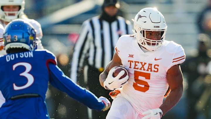 WATCH: Longhorns RB Bijan Robinson Reacts to Selection in Cowboys Mock Draft