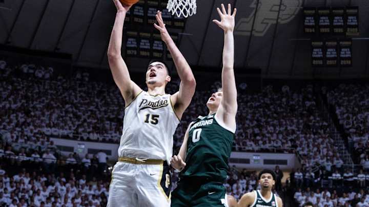 PHOTO GALLERY: No. 1 Purdue Basketball Routs Michigan State at Mackey Arena