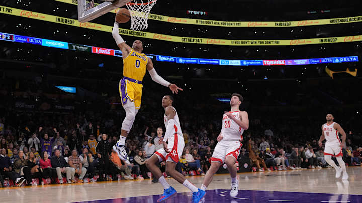 Former Rockets Guard Russell Westbrook Moves Into 10th Place On NBA's Career Assists List