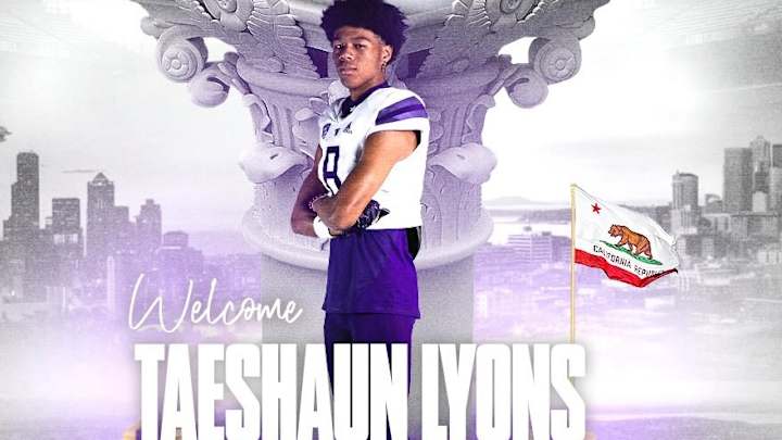 Huskies Get 4-Star WR Taeshaun Lyons Signed; Await QB Decision