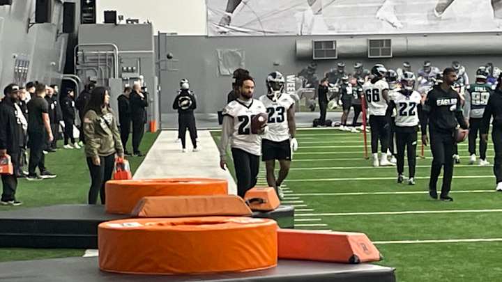 Avonte Maddox Back in a Walking Boot