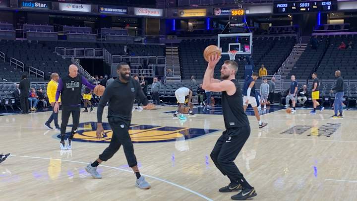 WATCH: Indiana Pacers play tribute video for former center and All-Star Domantas Sabonis WATCH: Indiana Pacers play tribute video for former center and All-Star Domantas Sabonis