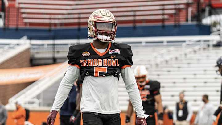 Jammie Robinson concludes standout week with solid performance in 2023 Senior Bowl