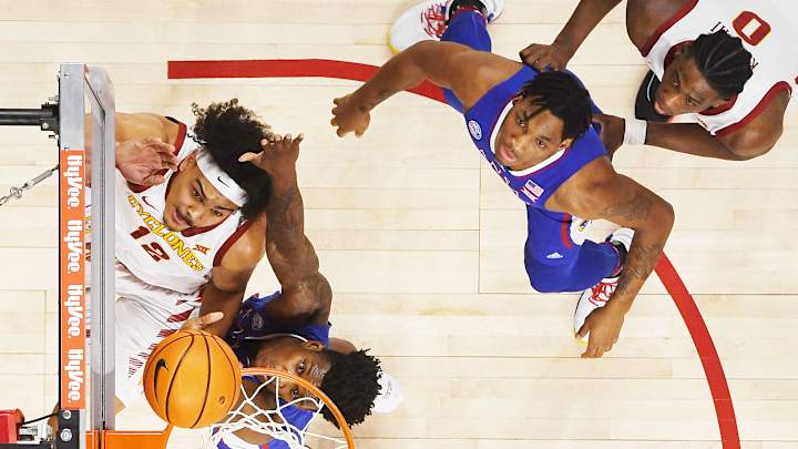 Wilson's 26 not enough as Cyclones stifle Jayhawks for 68-53 win.