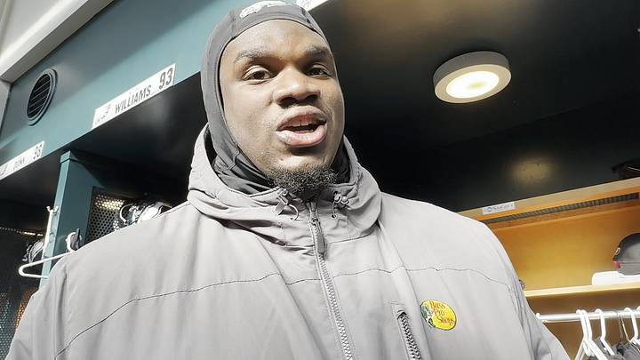 Rookie Jordan Davis Living in the Moment, Heeding Veterans' Super Bowl Advice
