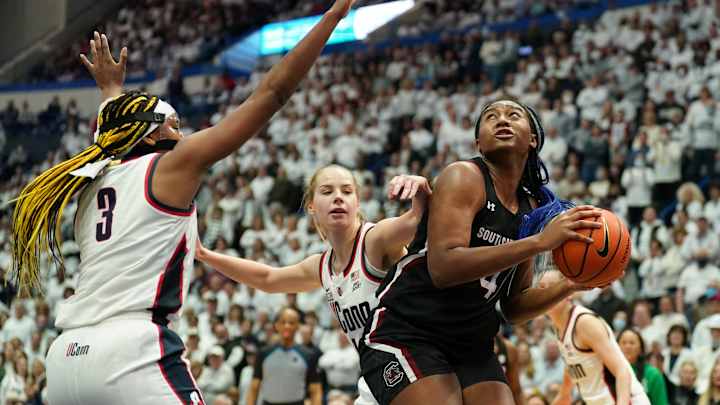 Gamecocks Overcome Slow Start To Defeat UConn Gamecocks Overcome Slow Start To Defeat UConn
