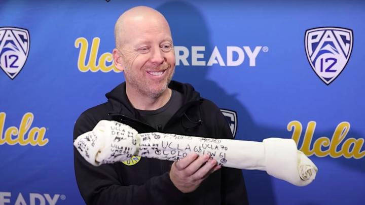 WATCH: Mick Cronin Unveils UCLA's Deflections Bone, Talks Defense