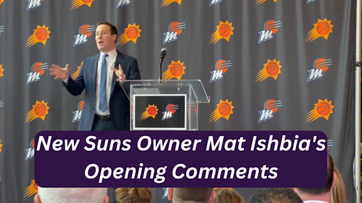 Watch: Mat Ishbia's Opening to Introductory Press Conference