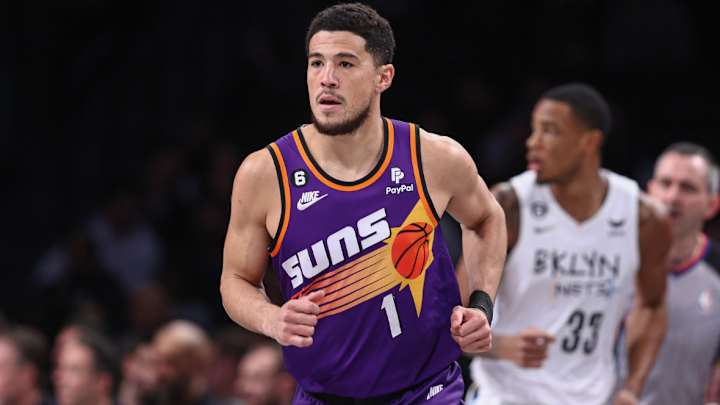 Devin Booker Reacts to Return to Action