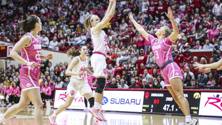 Indiana Women's Basketball Claims Top Spot in Big Ten, Beats No. 5 Iowa for Record Crowd