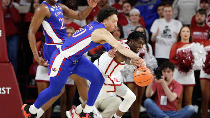 OU Basketball: Kansas Pummels Oklahoma as Sooners Drop Seventh Straight Big 12 Contest