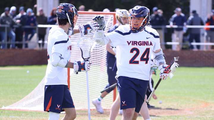 No. 1 Virginia Men's Lacrosse Holds off Michigan 17-13 in Season-Opening Win