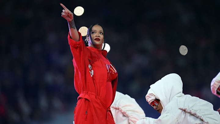 Rihanna Performs in Super Bowl LVII Halftime Show
