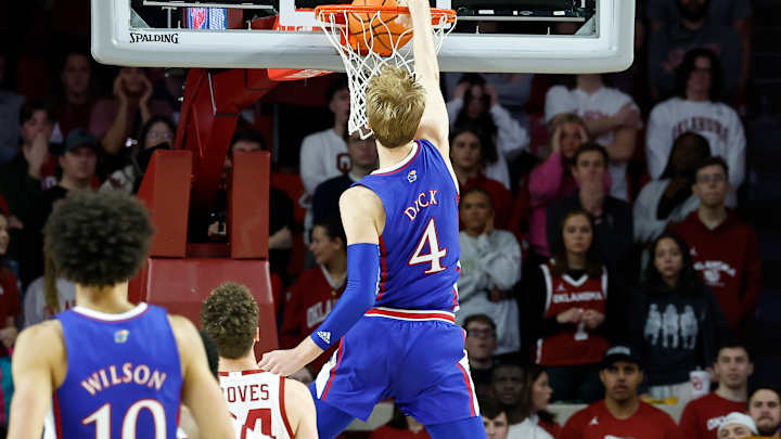 Jayhawks avoid chaos, rise in Top 25 polls.