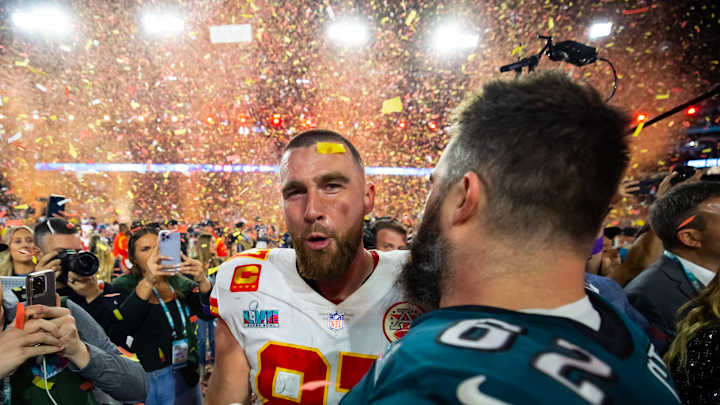 Travis and Jason Kelce Cry on Podcast While Talking About Their Mom