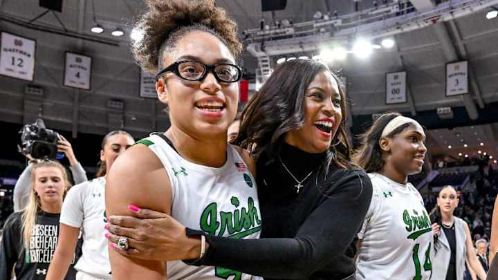 Olivia Miles Sends Notre Dame Women's Basketball To Overtime Win Over Louisville Olivia Miles Sends Notre Dame Women's Basketball To Overtime Win Over Louisville