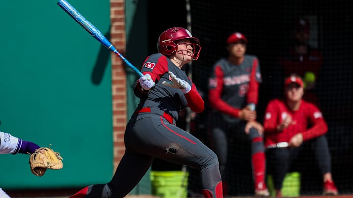 OU Softball: Jocelyn Erickson Scorching at the Plate as Oklahoma Pours it on SFA