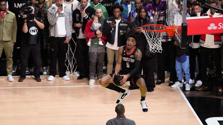 Rockets' K.J. Martin Gave An Impressive Dunk Contest Outing Despite Early Exit