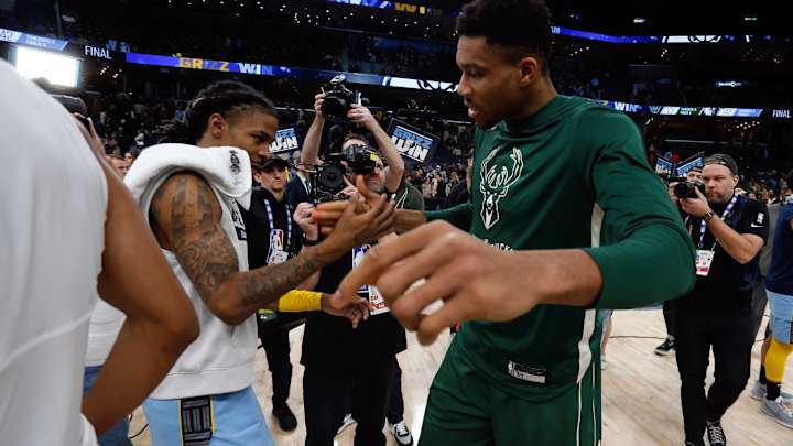 Giannis Antetokounmpo Mistakenly Picks Ja Morant During ‘Reserves’ Draft Giannis Antetokounmpo Mistakenly Picks Ja Morant During ‘Reserves’ Draft