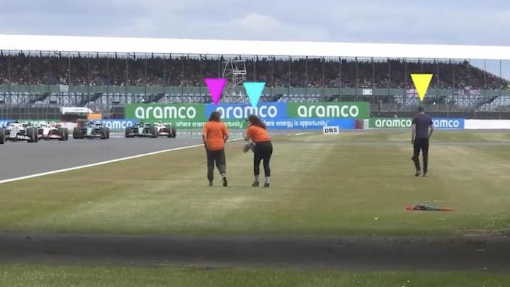 New Footage Released Of Protestors Storming Silverstone Track At 2022 British Grand Prix