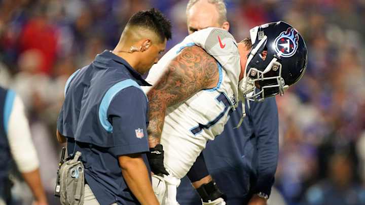 Titans Cut OT Taylor Lewan; Commanders Interested?