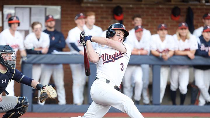 Virginia Baseball Sweeps Friday Doubleheader Against Columbia