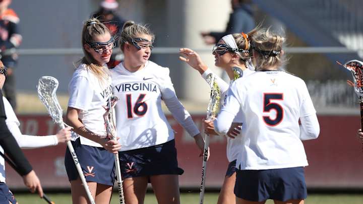 No. 12 UVA Women's Lacrosse Uses Big 2nd Half to Beat Louisville 19-9