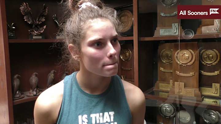 WATCH: Oklahoma Women's Gymnasts Interviews