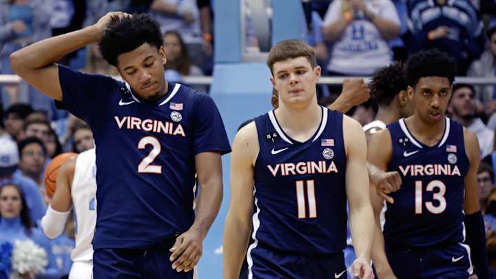 Virginia Tumbles, UConn Rises in AP Men’s Basketball Top 25