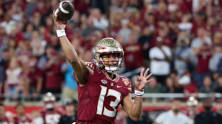 Jordan Travis injury update: Florida State QB shares video from hospital after injury Jordan Travis injury update: Florida State QB shares video from hospital after injury