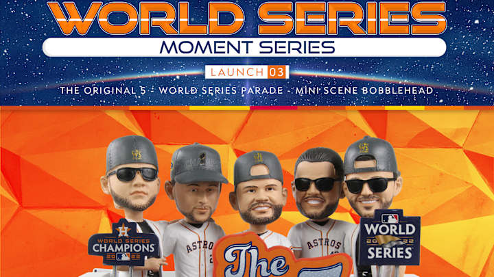 FOCO Releases Final Launch of Houston Astros World Series Bobblehead Collection