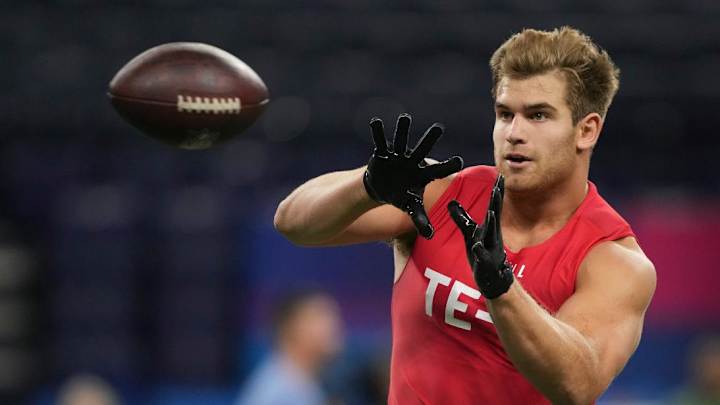 Michael Mayer Takes Care Of Business At 2023 NFL Scouting Combine Michael Mayer Takes Care Of Business At 2023 NFL Scouting Combine