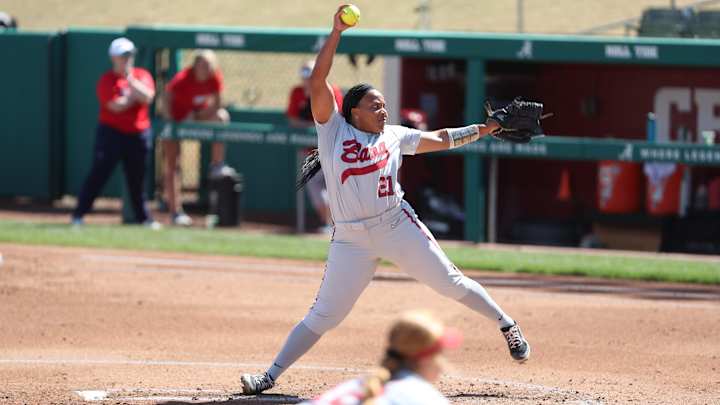 Alabama's Jaala Torrence Tosses No-Hitter, Montana Fouts Strikes Out 12 in Softball Sweep